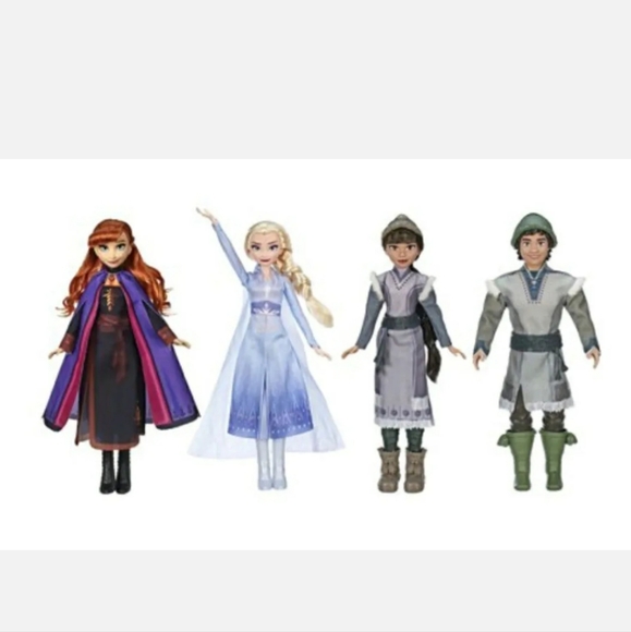 :* Disney Frozen 2 Forest Expedition  Doll 4-Pack Anna, Elsa, Ryder, Honeymaren - Picture 2 of 8